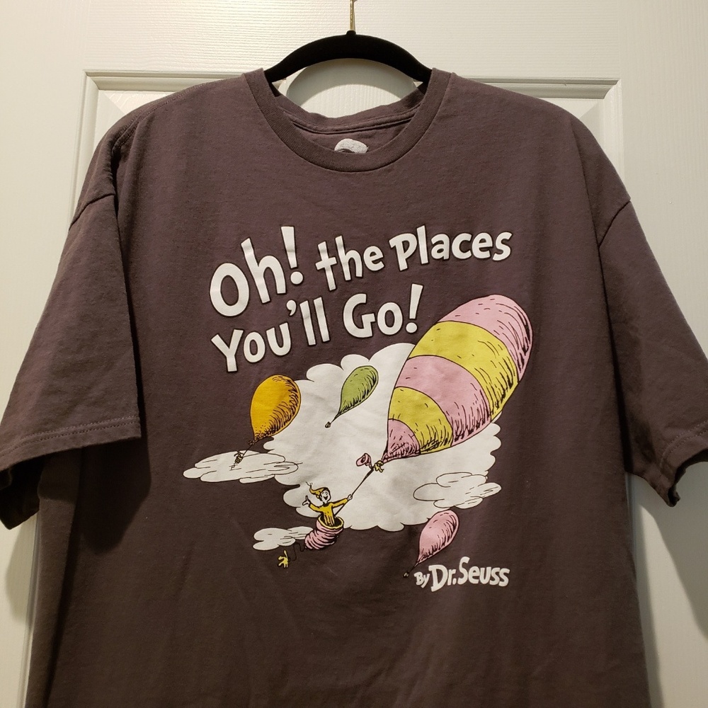 Dr. Seuss T-Shirt XL OH, THE PLACES YOU'LL GO!